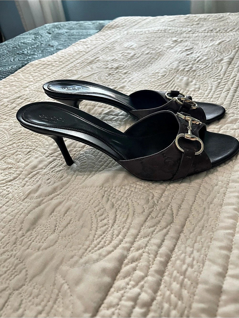 Gucci Horsebit Heels Brown & Black US 9B